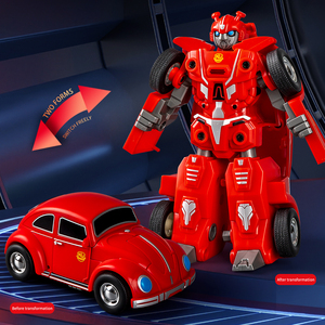 Coche de juguete para niños, <span class=keywords><strong>Robot</strong></span> de deformación, juguetes, Autobots Manual de transformación, conducción inercial, no requiere batería, modelo de coche de juguete para niños - Product Image 3
