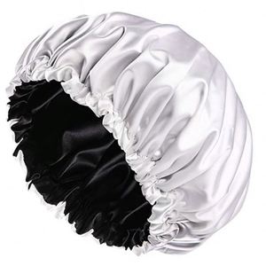 Bonnets de nuit et bandeaux ajustables en satin double couche – Bonnets de sommeil pour femmes, idéaux pour le sport et les affaires - Product Image 4