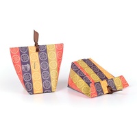 Boîte d'emballage en carton pliable de style coréen, petite boîte cadeau pour estampage de bonbons