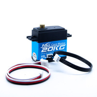 Servomotor Robótico DIY de Tamaño Estándar 7.V para Proyectos RC, 25Kg, Control por Bus Serial TTL, Retroalimentación, 300 Grados, Engranaje Metálico, Incluye Cable USB