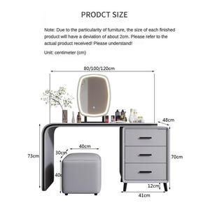 Belle <span class=keywords><strong>commode</strong></span> design pour femme Offre Spéciale avec miroir lumineux à LED <span class=keywords><strong>Prix</strong></span> <span class=keywords><strong>de</strong></span> gros Coiffeuse à maquillage en <span class=keywords><strong>bois</strong></span> <span class=keywords><strong>rose</strong></span> personnalisée à vendre - Product Image 6