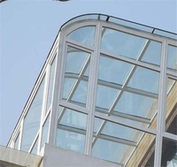 Cadre en aluminium Gaoming auvent rétractable toit coulissant trempé verre isolé serre maisons de véranda