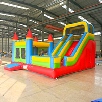 Château Gonflable Rebondissant avec Toboggan pour Enfants et Adultes – Offre Spéciale