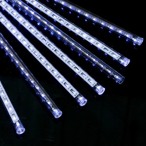 Năng lượng mặt trời <span class=keywords><strong>Powered</strong></span> mưa sao băng treo cây đèn Led ngoài trời không thấm nước Ống chuỗi ánh sáng cho Giáng sinh bên sân kỳ nghỉ - Product Image 4