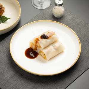 Nordic Style <b>Ceramic</b> Shallow <b>Plate</b> Western Tableware Restaurant Fruit Salad Dessert <b>Plate</b> Porcelain Serving <b>Plate</b> - Product Image 4