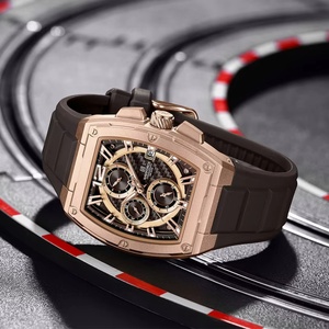NAVIFORCE 8050 Montres classiques originales pour hommes, bracelet en silicone tendance, montre-bracelet à quartz avec affichage de la date automatique, sport, étanche - Product Image 3