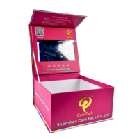 Scatola magnetica confezione con riproduttore Video riquadro riquadro riquadro riquadro chiusura magnete riciclabile scatola regalo Lcd con schermo