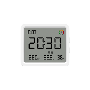 เครื่องวัดอุณหภูมิและความชื้นอัจฉริยะ Mijia พร้อมจอ LCD แสดงผล วัดค่า CO2 ควบคุมผ่านแอพ สำหรับบ้านและโรงแรม - Product Image 1