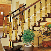 Pédale d'escalier en cristal de haute qualité, 1 pièce, charpentier, balustrade, tige de rambarde, pilier de clôture d'escalier en cristal