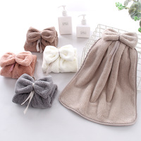 High Quality Hanging Hand Towel Blue Hand Towel Production Microfiber Hand Towel