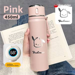 Yüksek kaliteli spor salonu kullanır paslanmaz çelik 316 büyük ağız 450/500ml açık termal spor su şişesi ile 3 kapaklar - Product Image 4