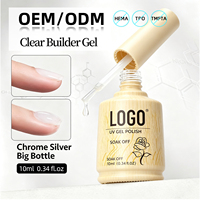 Gel multifonction sans HEMA/TPO, couche de finition brillante, gel de construction à effets variés, gel modelant et de nivellement, pour créateurs DIY
