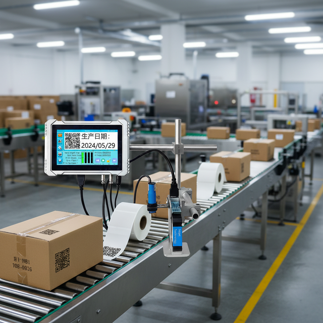 CODITECK CK11-1 25.4MM 600DPI 7 Inch Screen USB Online Inkjet Printer for Production Line in Stock
