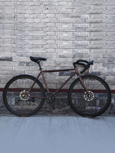 Vélo de route à une vitesse de 24 pouces en acier haute teneur en carbone de haute qualité avec double frein à disque pour adultes LH-0089 Vélo de route LH-0089 - Product Image 5