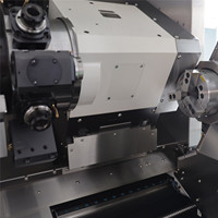 Machine à Usiner et à Fraiser LK200MSY Leichman pour Métal, Tour à Double Broche à Fonctionnement Multiple, Tour à Commande Numérique à 12 Stations