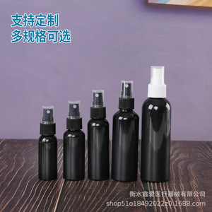 Black Light Proof Spray <b>Bottle</b> 50ml 100ml Fine <b>Mist</b> Plastic Cosmetic Packaging Cylinder Screw Cap Hebei - Product Image 3