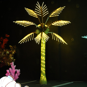 Cocotier extérieur décoration de vacances de Noël blanc chaud ananas palmier thème éclairage décoratif avec indice IP65 - Product Image 1