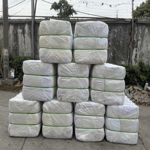 布拭き布100% コットンホワイトTシャツグレードラグ繊維廃棄物 - Product Image 4