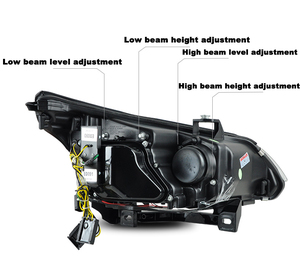 工場で変更されたヘッドライトアセンブリAFSバージョン2007-2010 <span class=keywords><strong>LED</strong></span>エンジェルアイを備えたBMWE60用の高品質ヘッドランプ - Product Image 5