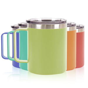 Gobelet isotherme en acier inoxydable personnalisé pour filles, 12 oz, 14 oz, 16 oz, 24 oz, avec logo sur mesure, design mignon et mince, pour eau et café - Product Image 1