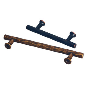 מט שחור מאטי ארון ידיות מטפל סגסוגת אבץ מטבח מגירת שידה מכשיר יהירות מושך עבור חדר שינה שימוש במפעל דקורטיבי - Product Image 2