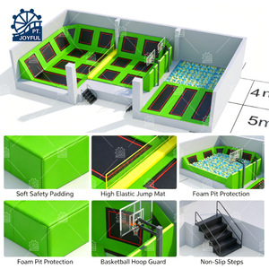 Parque de Trampolines Personalizado para Interiores y Exteriores, para Niños y Adultos - Product Image 2
