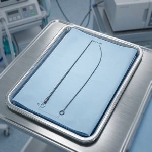 Sondas Flexibles para Conductos Biliares Ochsner de 400 mm, Juego de Instrumentos Quirúrgicos de Acero Inoxidable, Fuente de Alimentación Manual, Certificación CE Clase I - Product Image 3