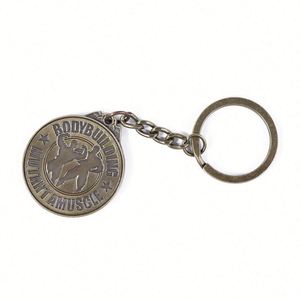 Promotional <b>Custom</b> Your Logo Metal Luxury <b>Keychain</b> Charms Gold Metal <b>Keychain</b> Charm Professions Keychains - Product Image 2