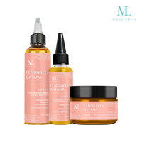 Marque privée 118ml d'huile naturelle de fenugrec batana soin des cheveux romarin huile de croissance des cheveux