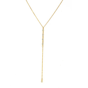 <span class=keywords><strong>Ciondolo</strong></span> a forma di Y da donna alla moda, collana lunga con nappe e perline, collana in acciaio inossidabile all'ingrosso della fabbrica - Product Image 4