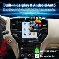 Radio para Auto Nissan Pathfinder 2012-2019, Apple CarPlay Inalámbrico, Android Auto, Estéreo, GPS, Navegación, Multimedia, Reproductor de DVD, Pantalla