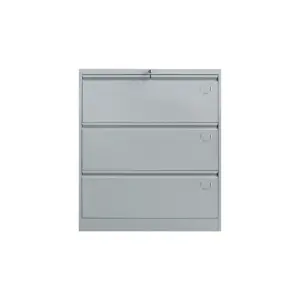 Nouveau bureau utilisation Vertical acier large 3 tiroirs classeur casier de rangement en métal