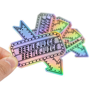 Etiqueta Adhesiva Holográfica Personalizada con Efecto Arcoíris para Laptop, Etiqueta Holográfica Personalizada - Product Image 3