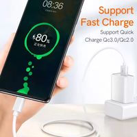 Kabel USB-C Tipe C 2.1A Laris Manis, Pengisian Cepat, Kabel Data Ponsel untuk Samsung, Tembaga Murni, Sudut Siku