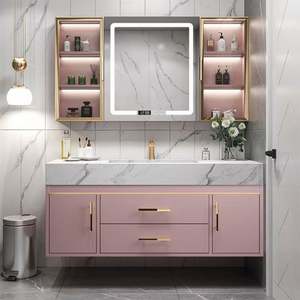 New Design Big Mirrors Sinks Metal Faucet <b>Cabinets</b> Vanity <b>Bathroom</b> Modern - Product Image 1