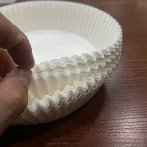 16/20CM Round Silicone Paper Air Fryer Liner High-Temp Resistant BPA Free - Product Image 5