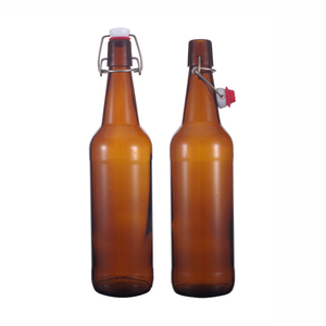 Botella de Vidrio Ámbar Vacía de 250ml, 330ml, 16oz para Cerveza, Vino Espumoso y Bebidas Alcohólicas con Tapa Metálica de Corona - ¡Venta Caliente! - Product Image 5