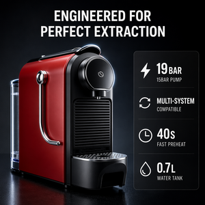 Cafetera Eléctrica de Cápsulas Ecológica y Conveniente, Todo en Uno, Multiusos, para Hogar, Hotel, Oficina y Comercios - Product Image 2