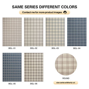 Dsermer ニュージーランドウール モダン ソリッド ラグジュアリー ブルー 機械製 1枚組 カーペット リビングルーム 大型 ソフトフロアマット 寝室用 - Product Image 6