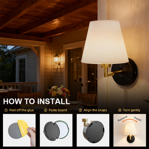 Phòng Khách Phòng Ngủ Hành Lang Cầu Thang 3600MAh Có Thể Tháo Rời Không Dây <span class=keywords><strong>LED</strong></span> Có Thể Sạc Lại Tường Đèn Treo Tường Có Thể Tháo Rời Pin Tường Đèn - Product Image 2