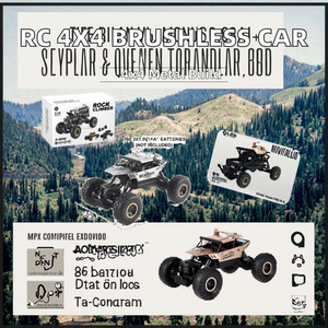 รถบังคับวิทยุอัลลอยด์ <span class=keywords><strong>4</strong></span> ล้อ พร้อมไฟ LED รีโมทคอนโทรล 2.4G รถออฟโรด ของเล่นเด็กผู้ชาย - Product Image 2