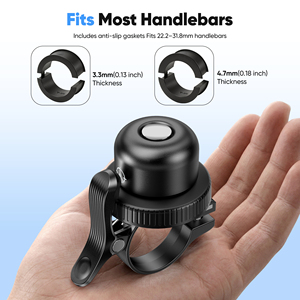 Timbre para Bicicleta MiLi MiTag con Rastreador <span class=keywords><strong>GPS</strong></span> Integrado, Soporte Oculto para AirTag y MiTag, Timbre Antirrobo para Bicicleta, Compatible con Google Apple Find My - Product Image 4