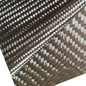 Suministro de fábrica <span class=keywords><strong>3K</strong></span> tejido de fibra de carbono sarga 200 Gsm tela peso ligero patrón liso rollo de tela de fibra de carbono - Product Image 4