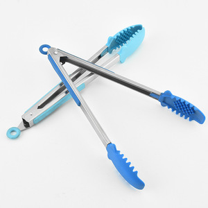 Vanjia — pinces à pain <span class=keywords><strong>en</strong></span> <span class=keywords><strong>Silicone</strong></span> pour Barbecue, <span class=keywords><strong>pince</strong></span> à aliments <span class=keywords><strong>en</strong></span> acier inoxydable, multi-usages, 12 pouces, pour <span class=keywords><strong>cuisine</strong></span> et Barbecue - Product Image 3