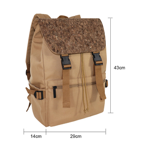 Mochila Unisex de Poliéster Reciclado Ecológico, Estilo Vintage, Último Modelo, Buen Precio para Viajes, Venta al Por Mayor, Color Caqui, Resistente y Personalizable - Product Image 3
