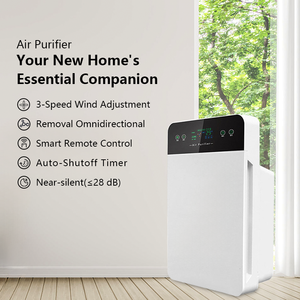 Purificador de Ar Portátil para Grandes Ambientes Familiares com Filtro HEPA H13, Luz UV e Display PM2.5, Silencioso (25dB), Remove 99,97% de Poeira/Fumaça - Product Image 4