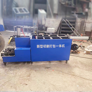 Qdlsf đôi lưỡi lốp lốp lốp Máy cắt phế liệu lốp Vòng Máy cắt với động cơ máy đóng gói - Product Image 6