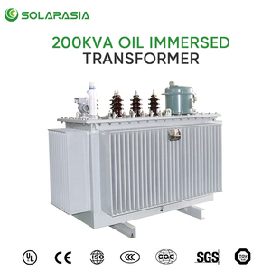 Transformador Eficiente de Resina Fundida para Uso en Exteriores, Trifásico, de 200 kVA, con Enfriamiento por Aceite, de Aluminio y Cobre - Product Image 2