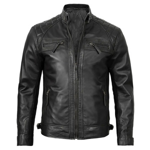 Custom Made New Design Men Leather Motorbike <b>Jacket</b> Customized Windproof Plus Size Leather Motorbike <b>Racing</b> <b>Jackets</b> For Sale - Product Image 1