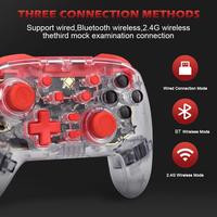Control de Juego Inalámbrico Multiplataforma S10 para Switch/OLED, Joystick con Programación de Macros para NS/IOS/PC/P4/P3